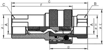 Размеры БРС ISO-A